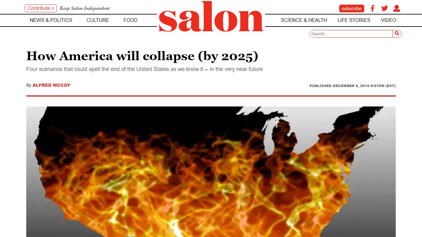 How America will collapse (by 2025) | Salon.com